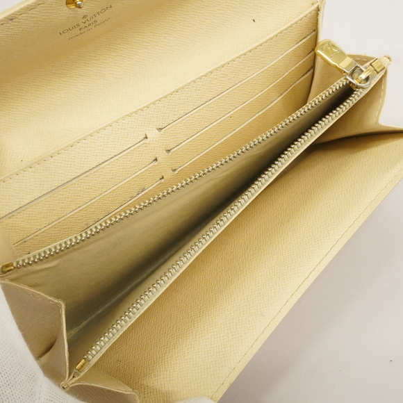 LOUIS VUITTONAuth Damier Azur Portofeuil Sala N61735 Women's Long Wallet - Picture 3 of 10